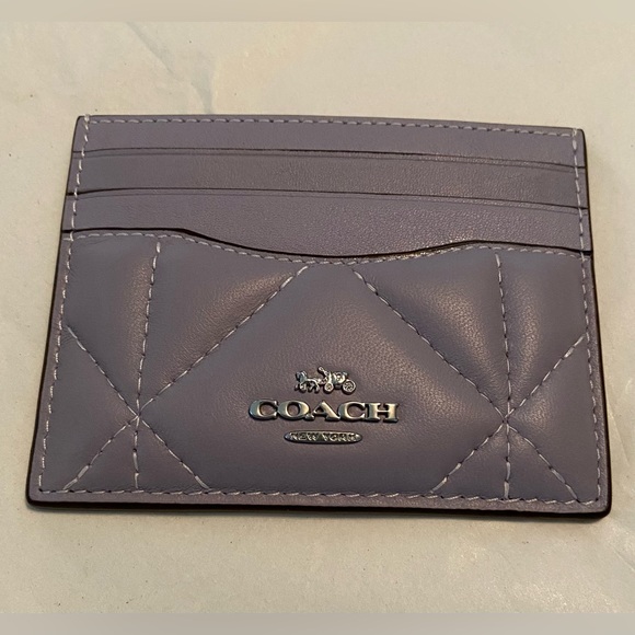 Coach - ID Card Case With Puffy Diamond Quilting (NWT) - Picture 2 of 3